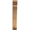 Ekena Millwork Thorton Slat Rough Sawn Bracket, Western Red Cedar, 4"W x 16"D x 28"H BKT04X16X28THR06RWR - alternate 2